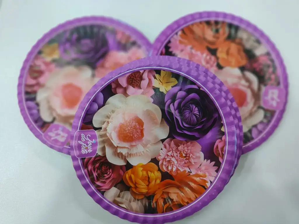 ASSIETTE ANNIVERSAIRE DECOR 50PCS