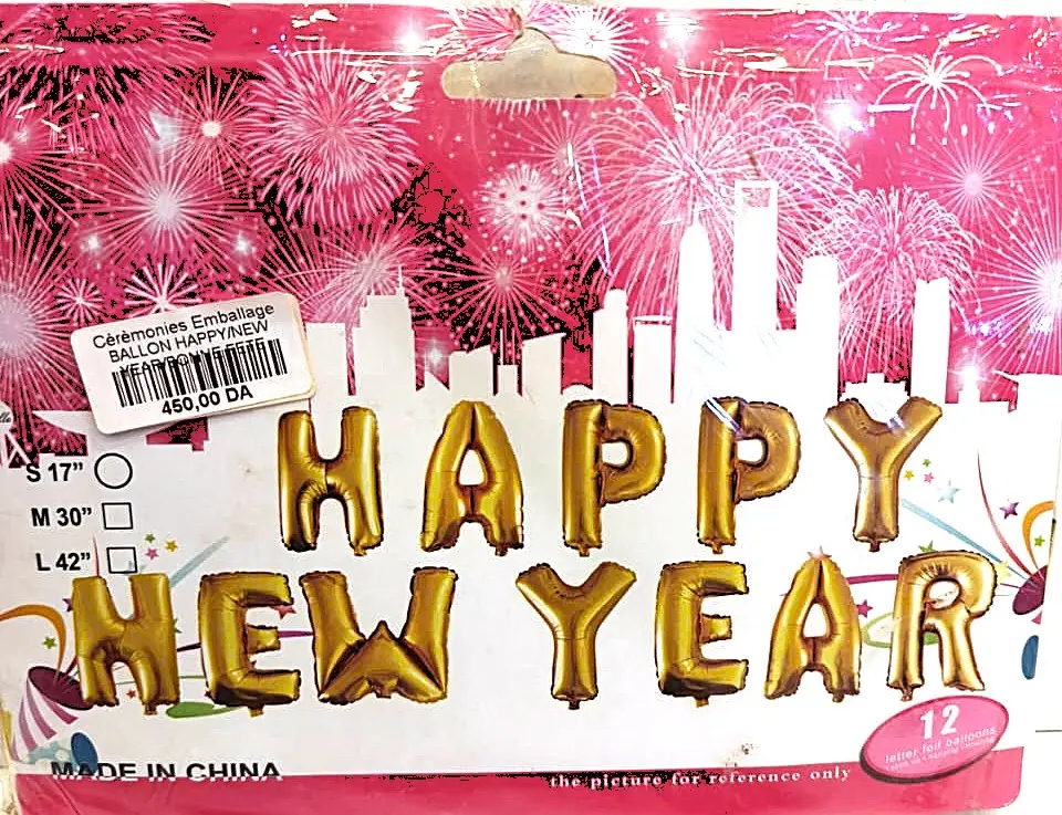 BALLON HAPPY NEW YEAR