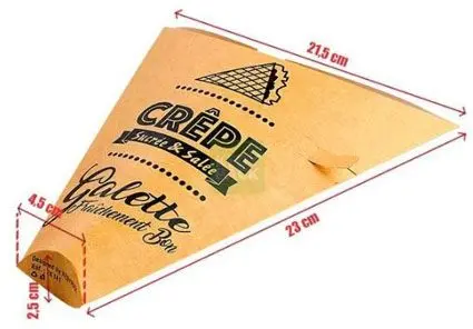 BOITE CREPE  100pcs