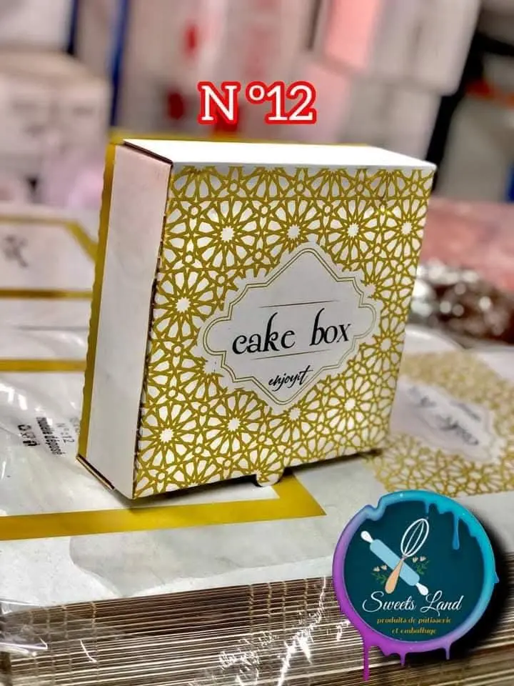 BOITE PATISSIERE BOX N12