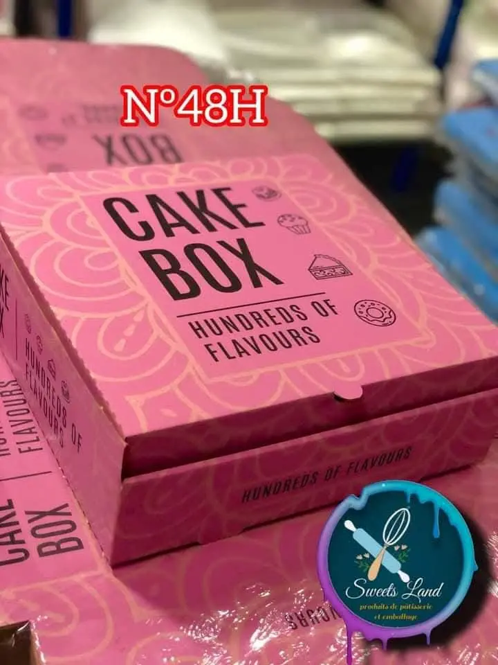 BOITE PATISSIERE BOX N°48H