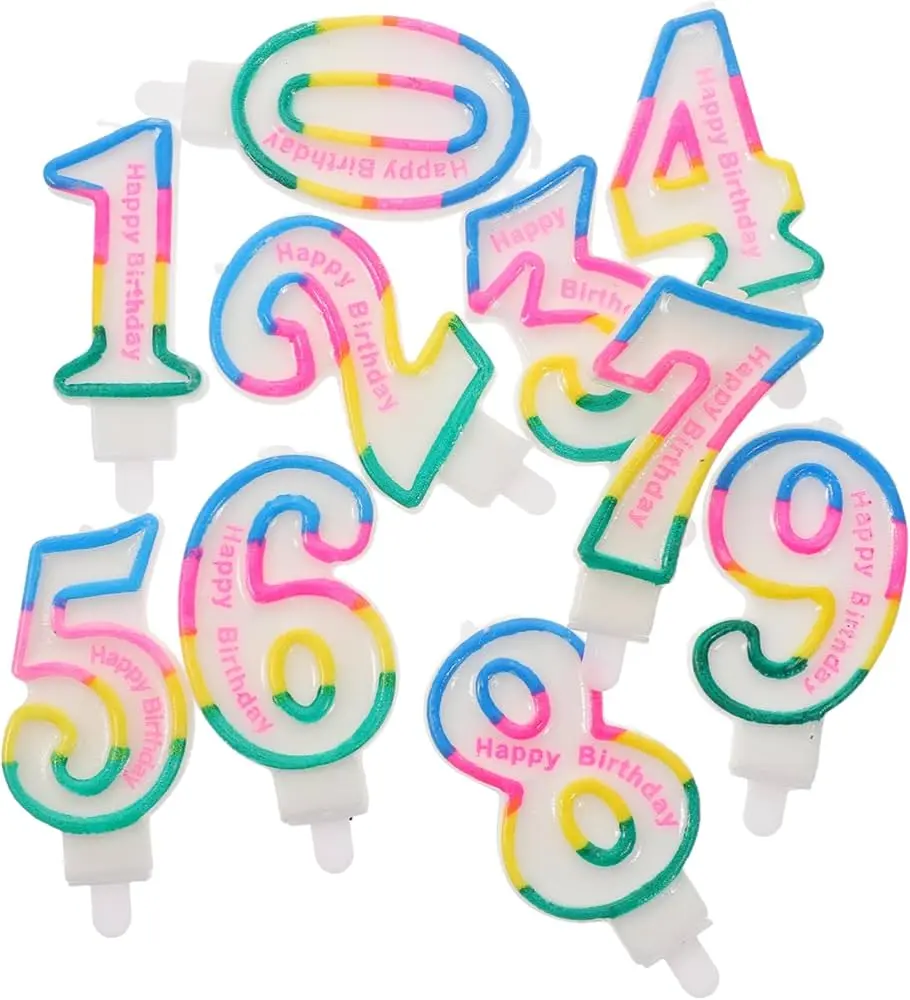 BOUGIE ANNIVERSAIRE CHIIFRE HAPINESSE PM