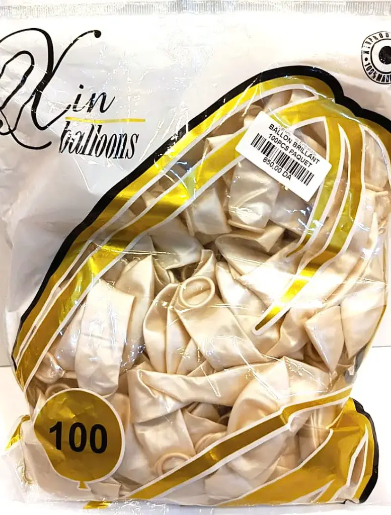 BALLON BRILLANT NACRE 100PCS