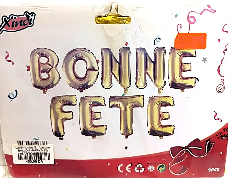 BALLON GUIRLANDE BONNE FETE