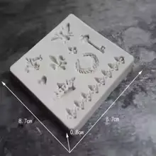 MOULE SILICONE PATE A SUCRE CLEFS