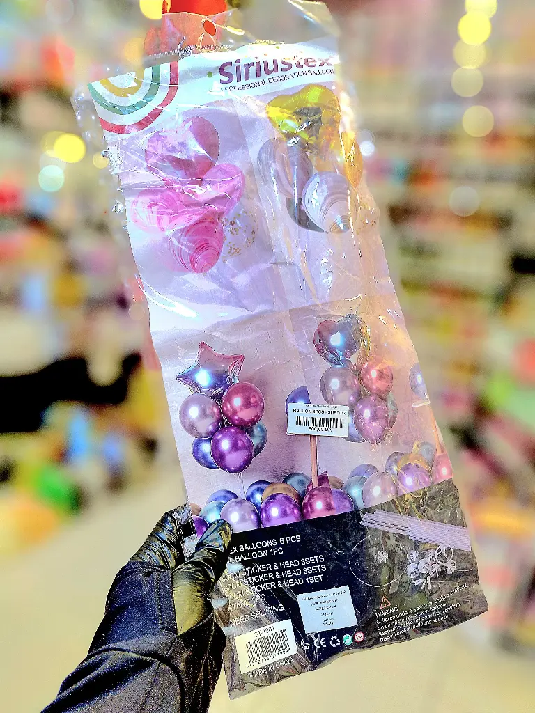 BALLON 6PCS+ SUPPORT