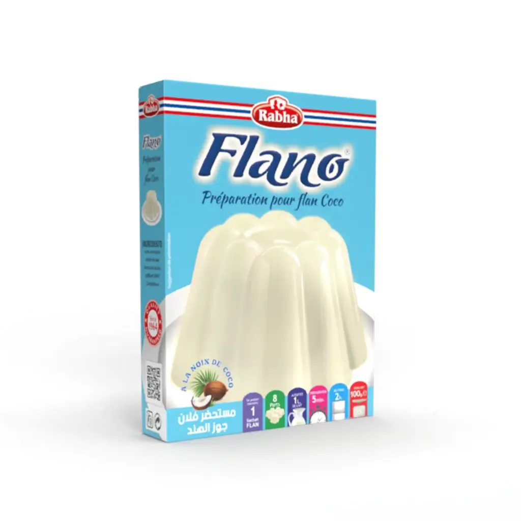 FLAN RABHA NOIX DE COCO 100GR