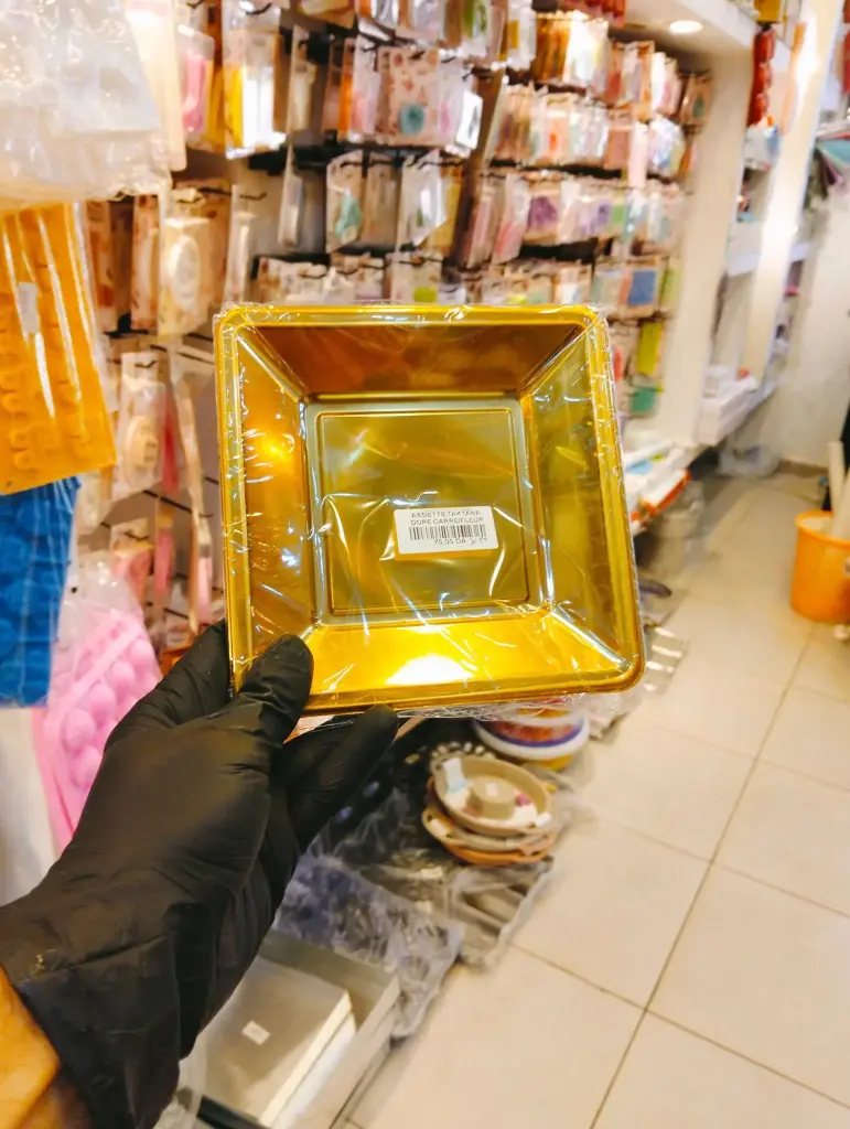 ASSIETTE TAKTANA DORE FLEUR