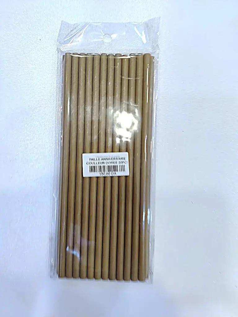 PAILLE ANNIVERSAIRE A CHAUD 20/25PCS