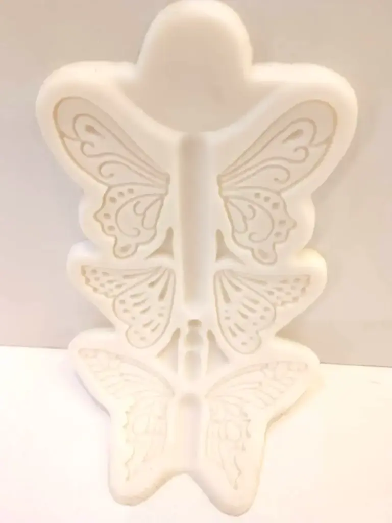 MOULE SILICONE PATE A SUCRE 3PAPILLONS