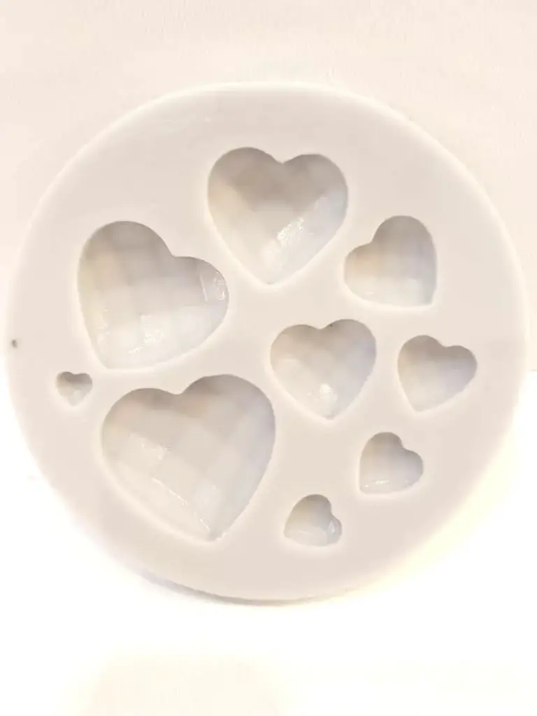 MOULE SILICONE PATE A SUCRE 9COEURS