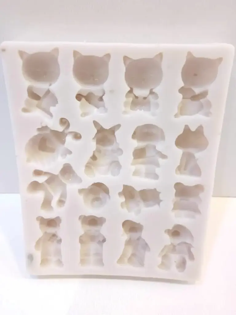 MOULE SILICONE PATE A SUCRE KITTY