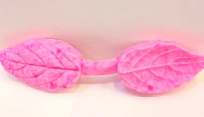 MOULE SILICONE PATE A SUCRE EMPREINTE FEUILLE LONGUE