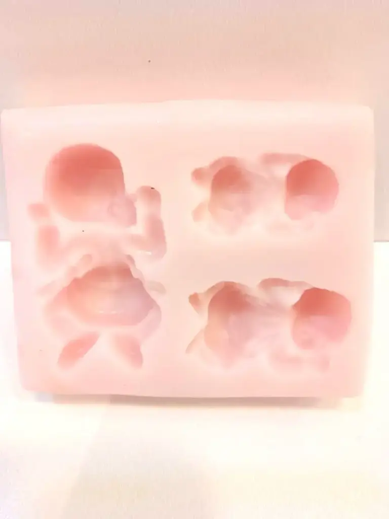 MOULESILICONE PATE A SUCRE BEBE ENDORMI