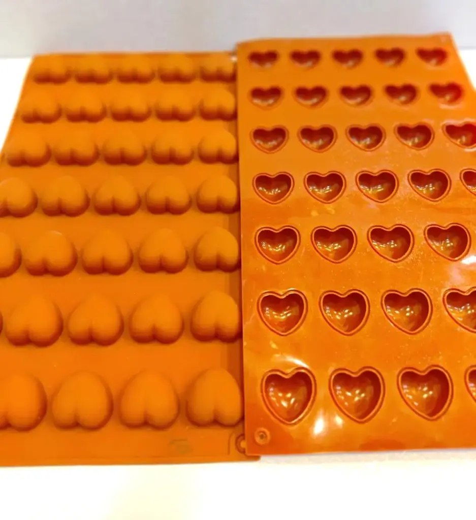 MOULE SILICONE COEUR 35PCS