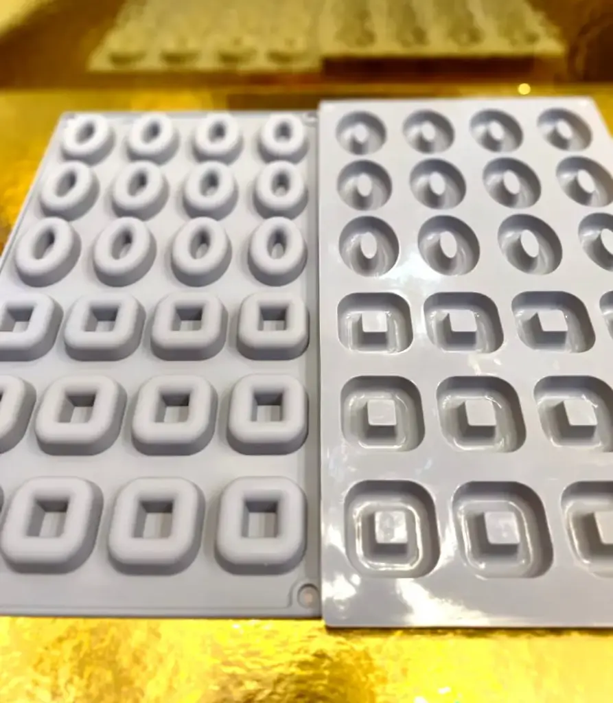 Moule Silicone Mini oval/Carre