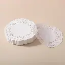 DENTELLE PAPIER ROND 3.5 100PCS