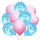 BALLON ANNIVERSAIRE BOY/GIRL 10PCS