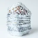 CAISSETTE A CHAUD LOSANGE ARGENT