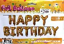 BALLON GUIRLANDE HAPPY BIRTHDAY
