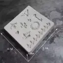 MOULE SILICONE PATE A SUCRE CLEFS