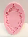 MOULE SILICONE PATE A SUCRE CADRE OVAL LAYER CAKE