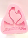 MOULE SILICONE PATE A SUCRE 2 FLAMANT ROSE