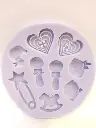 MOULE SILICONE PATE A SUCRE BEBE PINCE